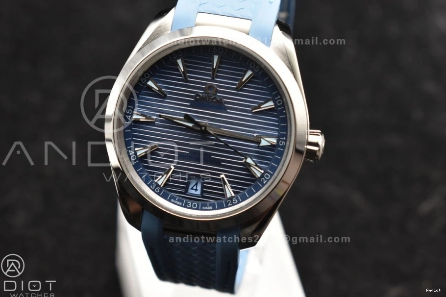 VSF Super Clone Aqua Summer Strap Dial A8900 Best 1:1 Terra 41mm Blue on Blue Edition Rubber 0314
